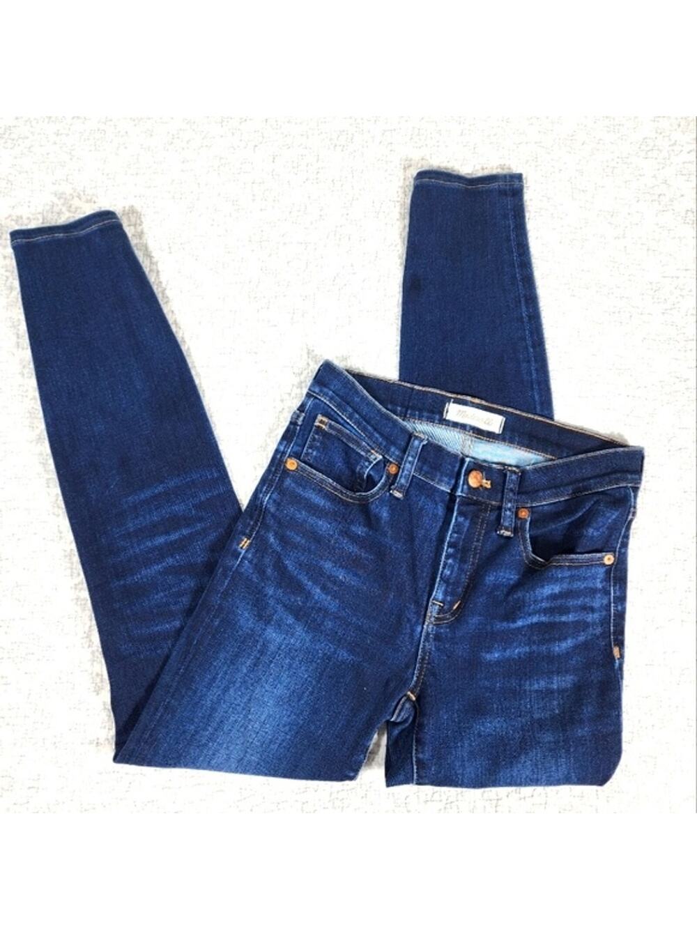 Madewell Dark Wash 9" High Riser Skinny Skinny Jeans Size 25